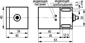 Габариты ISN I131P-31N-20-LZ